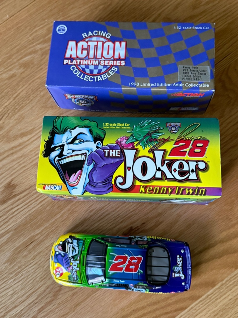 Action Racing 'The Joker' NASCAR Kenny Irwin No.28 Die-Cast Stock Car